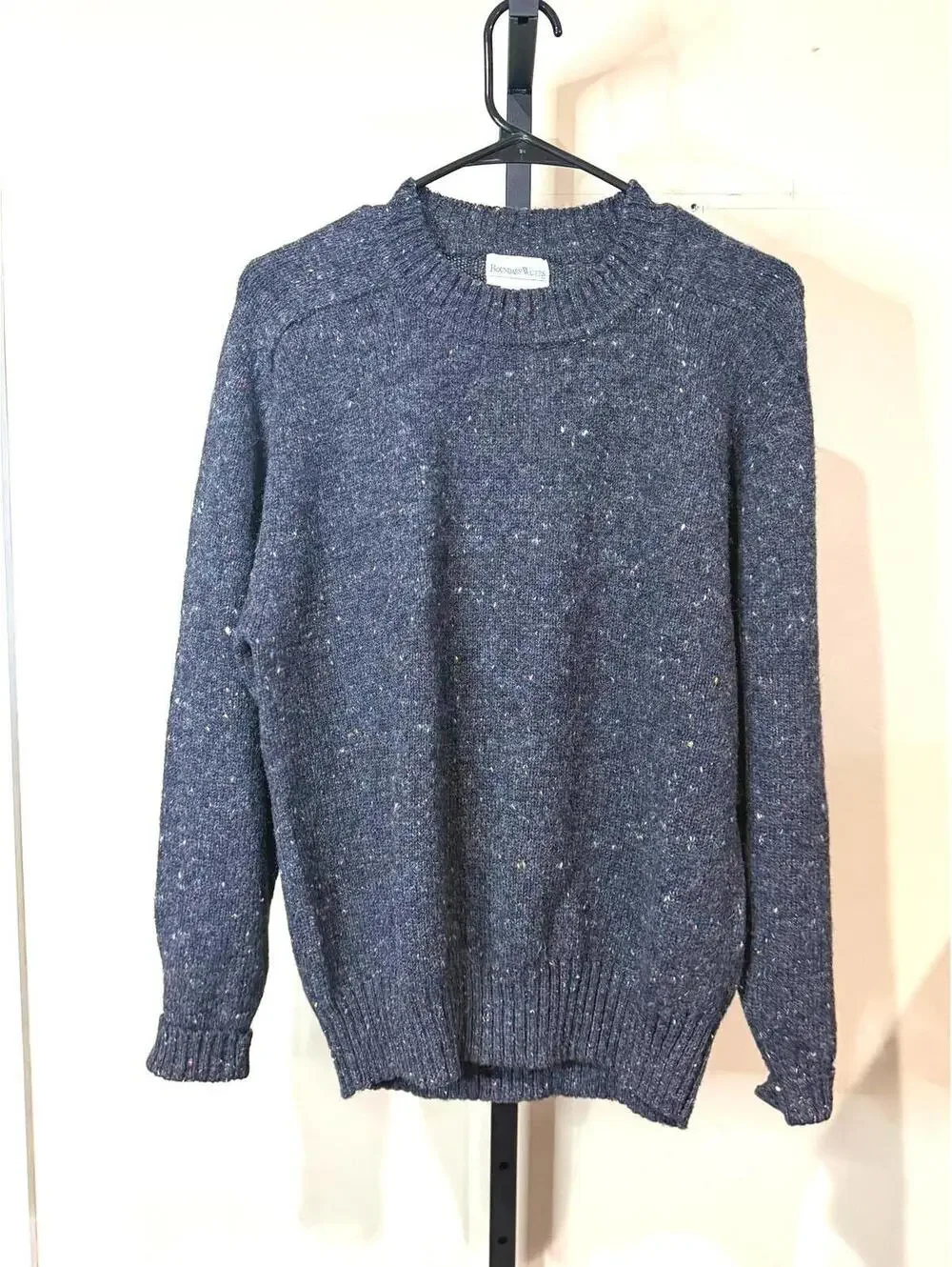 Boundary Waters Vintage 90s Medium Wool Men's Crew Neck Sweater
